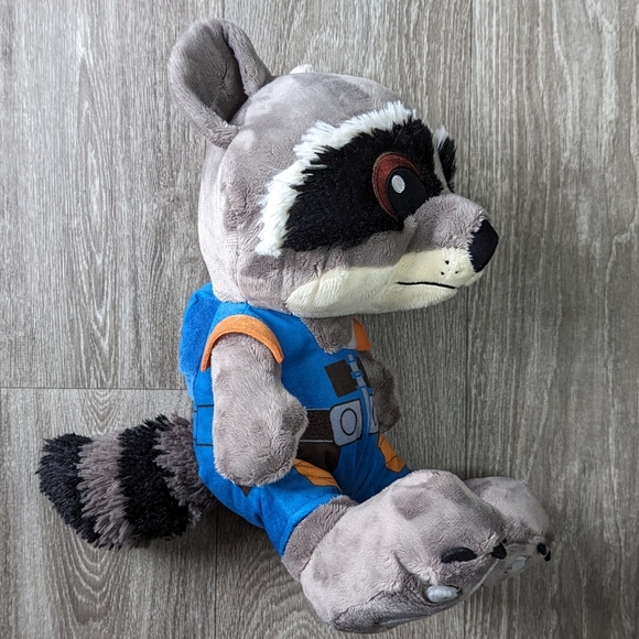 Disney Parks Marvel Infinity Rocket Racoon Big Feet Plush - Picture 3 of 3